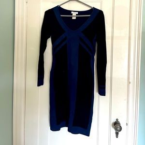 MAX STUDIO knit body con dress size small